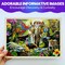4 Set 36 Pcs Wooden Puzzles for Kids | Polar & Tropical Animals